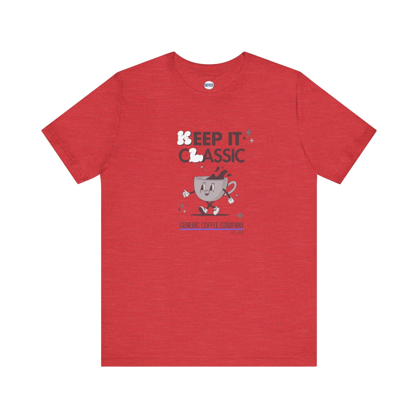 Keep It Classic Coffee Tee Shirt, Unisex Jersey Cotton Short Shirt, Multiple Colors