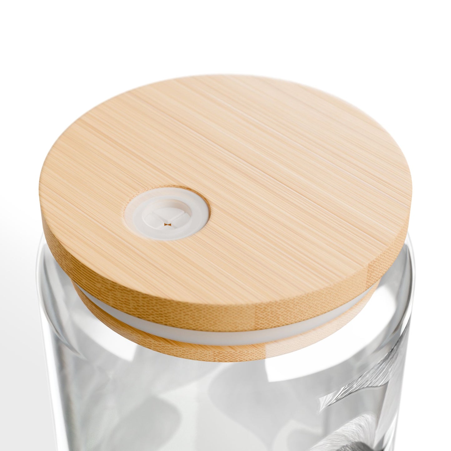 Sweeping Leaves, Black & White Design for Cold Drinks - Coffee, Matcha, Tea Autumn Fall Sipper Glass with Lid/Straw, 16oz