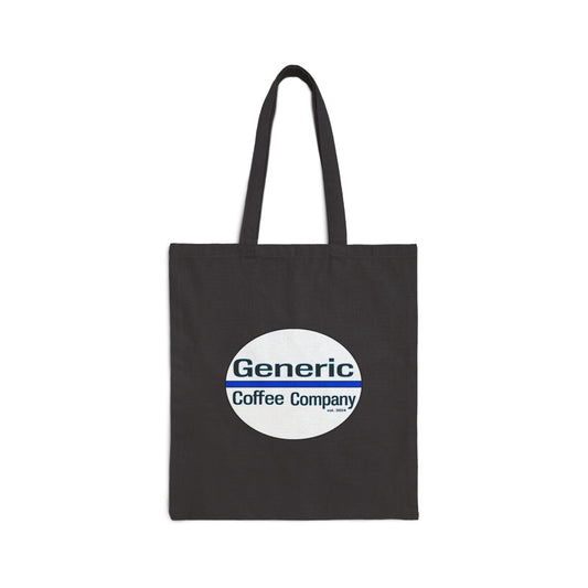 Generic Coffee Company Brand Logo Cotton Canvas Tote Bag