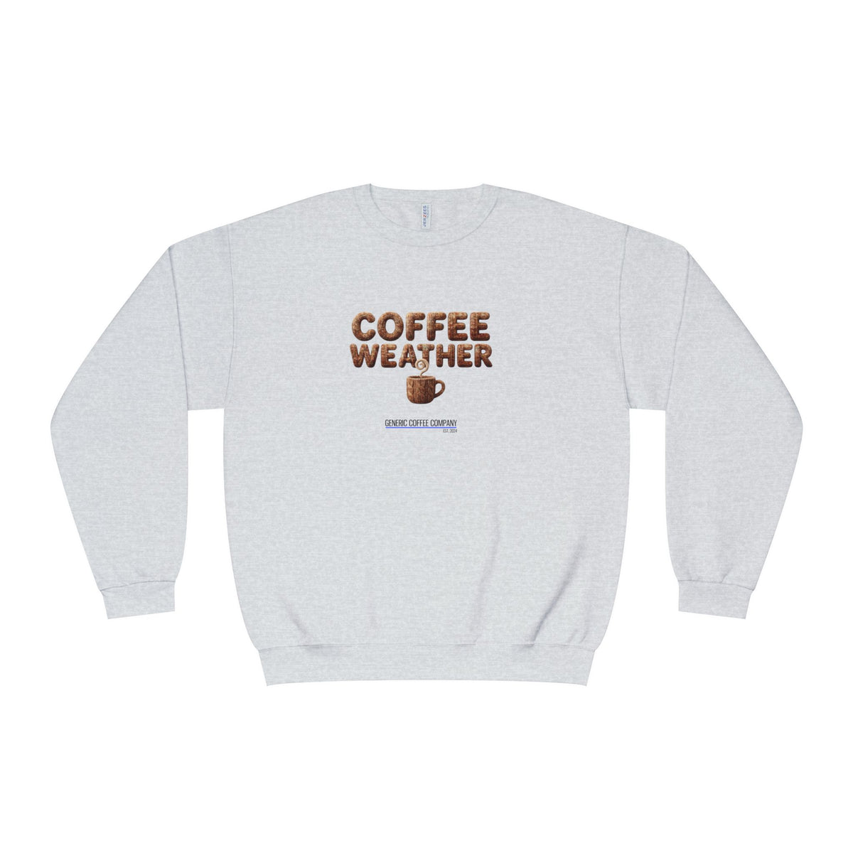 Coffee Weather + Mug Crewneck Sweatshirt — Cozy Café Vibe Pullover