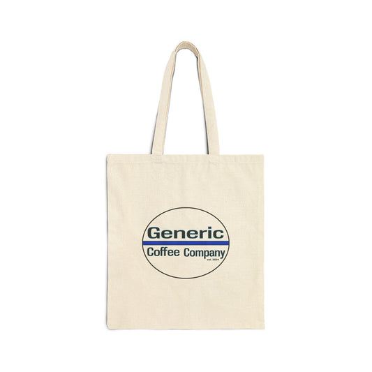 Generic Coffee Company Brand Logo Cotton Canvas Tote Bag