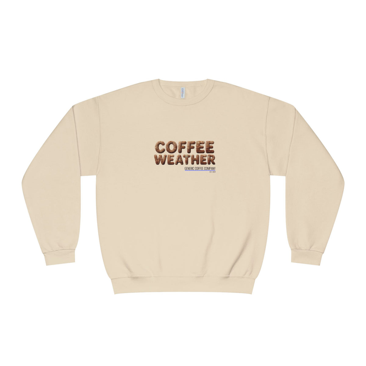 Coffee Weather Crewneck Sweatshirt — Cozy Café Vibe Pullover