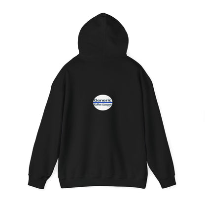 Coffee. Now. - Black Hooded Sweatshirt, Generic Coffee Company Clothing