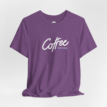 Coffee, Coffee, Coffee Tee Shirt, Unisex Jersey Cotton Shirt, Multiple Colors