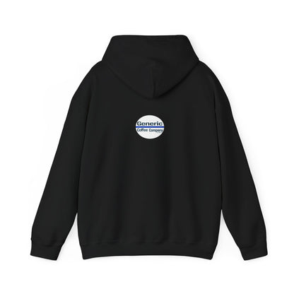 Coffee. Now. - Black Hooded Sweatshirt, Generic Coffee Company Clothing