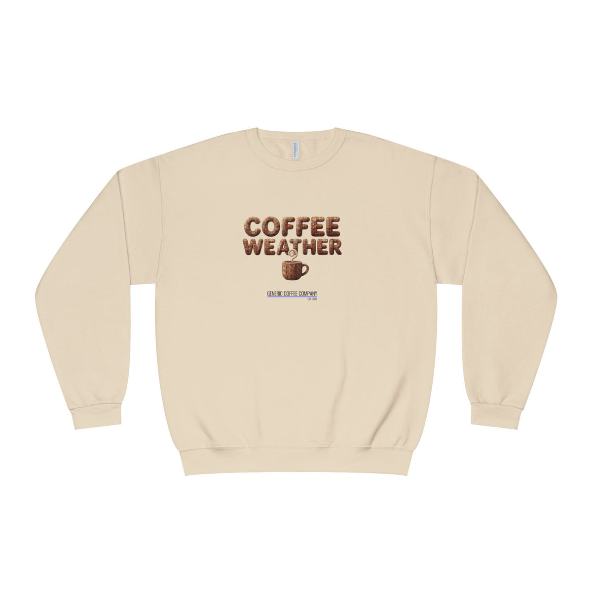 Coffee Weather + Mug Crewneck Sweatshirt — Cozy Café Vibe Pullover