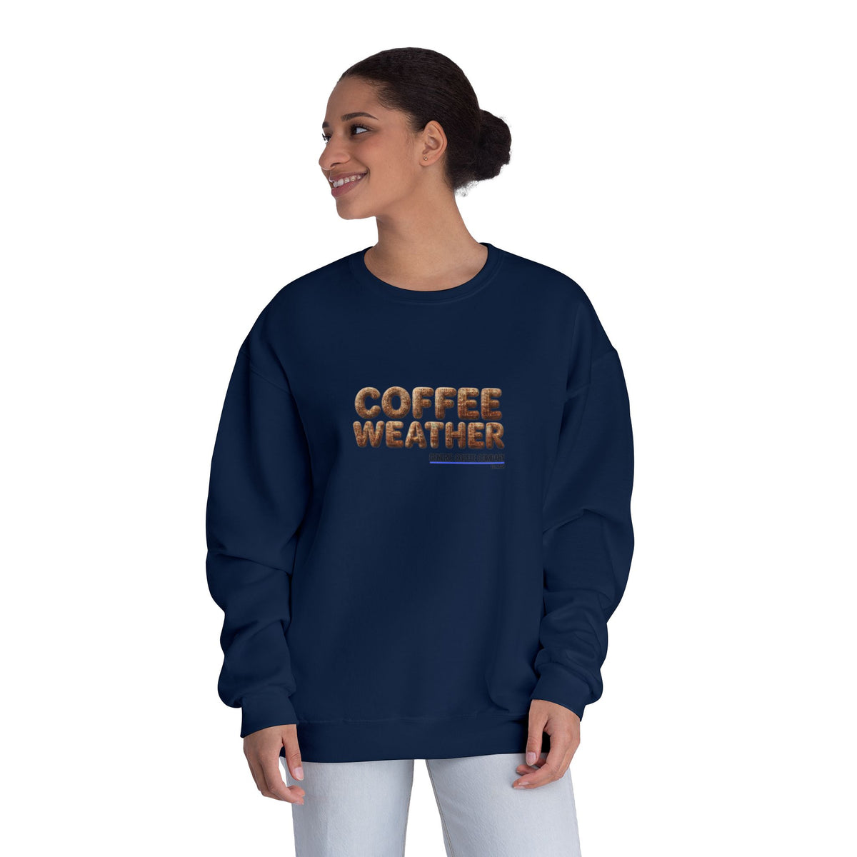 Coffee Weather Crewneck Sweatshirt — Cozy Café Vibe Pullover