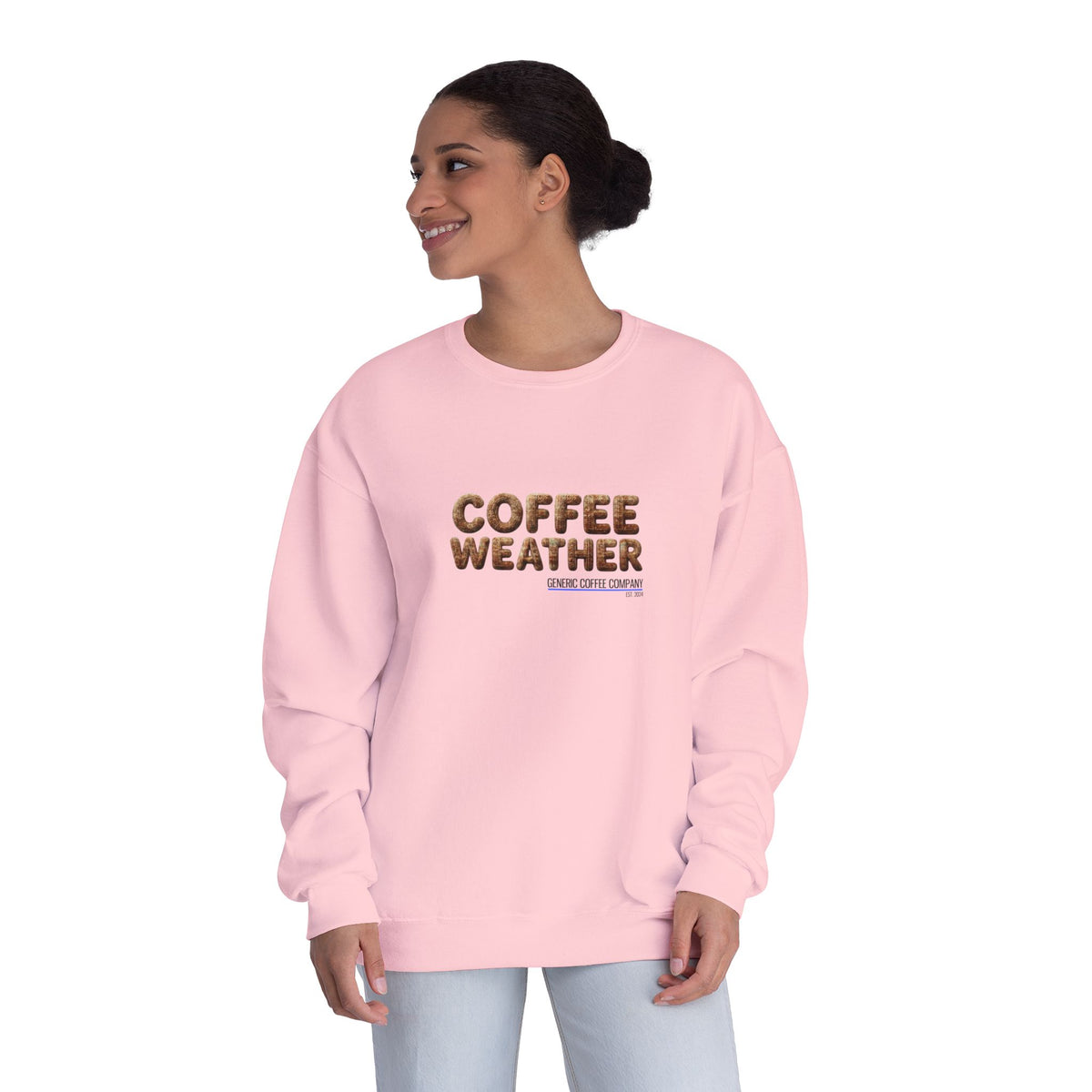Coffee Weather Crewneck Sweatshirt — Cozy Café Vibe Pullover